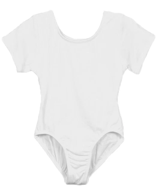 Jacques Moret Big Girls' S/S Dance Leotard (Sizes 7 - 16)