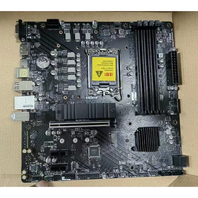 FOR MSI PRO B760MP DDR4 Motherboard LGA 1700 VGA+DP+HDMI Micro ATX