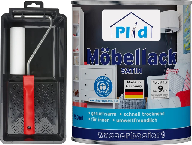 Vernice per mobili premium vernice bianca vernice per porte vernice per legno set verniciatura bianco - seta lucida