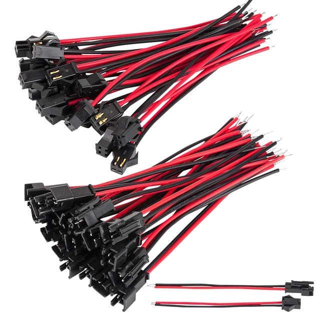 XINGYHENG Lot de 4 paires de connecteurs JST vers JR femelle mâle Servo récepteur câble ensemble de câbles de 10 cm 22 AWG en silicone pour avion télécommandé, hélicoptère, voiture