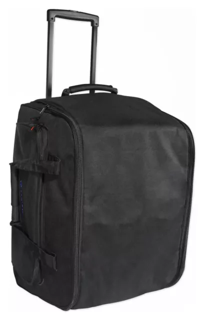 Rockville Rolling Travel Case Speaker Bag w/Handle+Wheels For Peavey SP2 v2