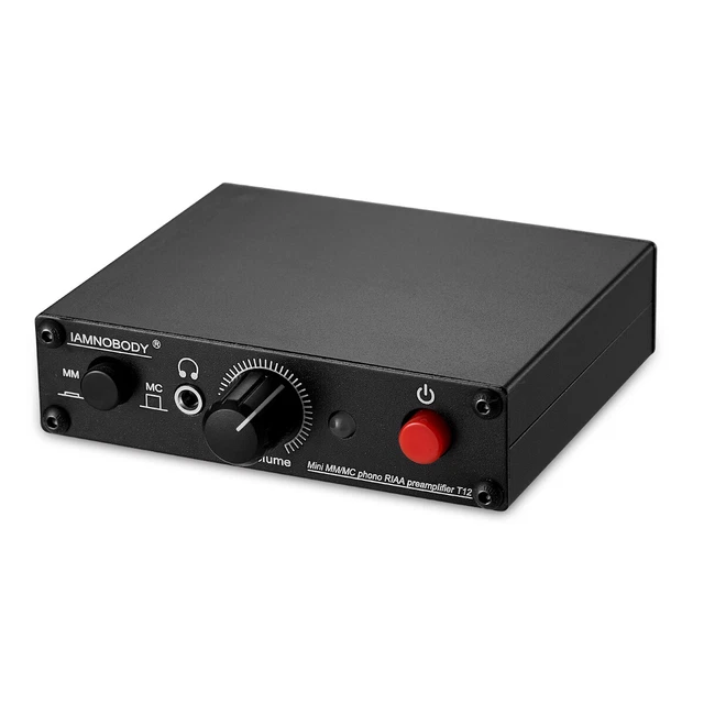 MINI MM MC Phono Stage Preamp Stereo Turntable PreAmplifier Box