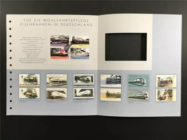 Germany Art-Edition 2006/34 Eisenbahn Tee Ice Trains Railroads Unissued Designs!