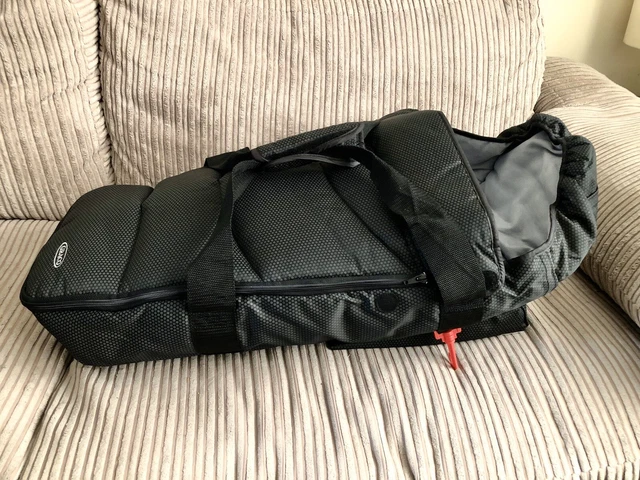 Graco Quattro Tour Deluxe Pushchair Soft Carry Cot BLACK/GREY + Diono Sun Canopy
