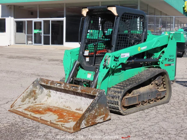 2016 Bobcat T550 Skid Steer Crawler Track Loader Aux Hyd Diesel Tractor bidadoo