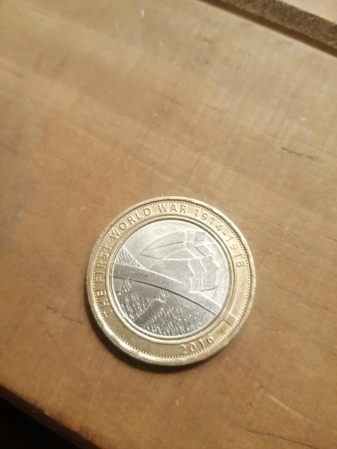 the first world war 2 pound coin 2016 value