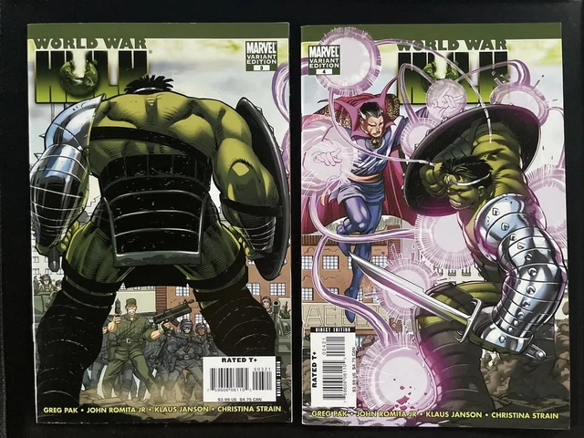 World War Hulk #3 & 4 (Marvel) Pak Romita Jr. Lot Of 2 Comics W Variant Covers