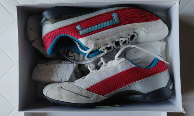 PIRELLI PZERO SNEAKERS Bianco Rosso Corsa Driving US 10 EU 43