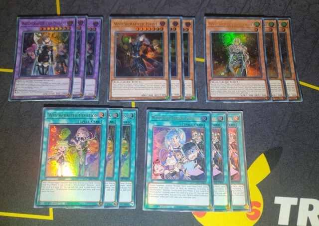 YUGIOH WITCHCRAFTER DECK 57 Cards Vice-Madame Verre Complete Tournament  Ready $99.99 - PicClick