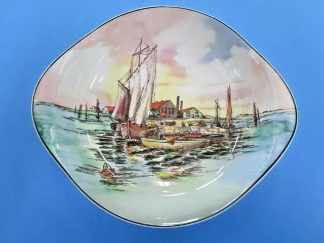 Vintage Royal Doulton Series Ware " Home Waters " Large dish D6434