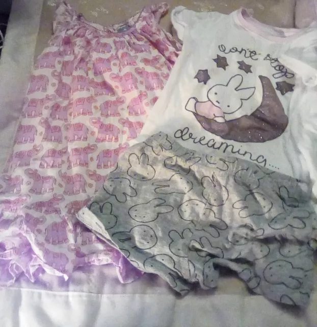 Girls Clothes Bundle. 18-24mths. Baby Gap Dress & Miffy Bunny Short Pyjamas. VGC