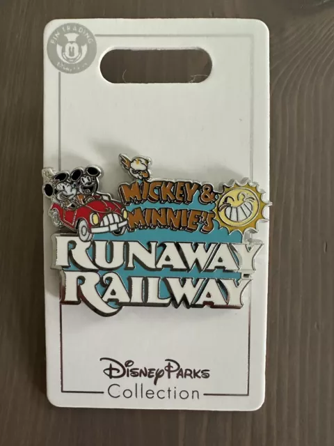 Disney Parks Mickey & Minnie's Runaway Railway Logo Pin 2020