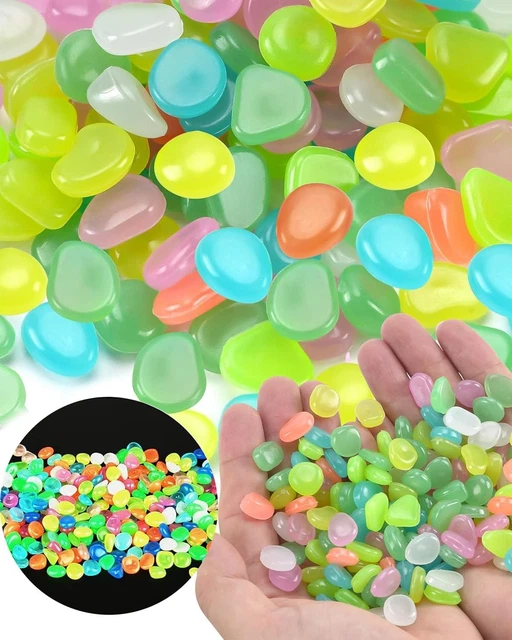 Lumentics Pietre Luminose Al Buio 100 Pezzi, Mattoncini Trasparenti Multicolore, Compatibili Con Marchi Noti, Testati EN71, Per Bambini 3+