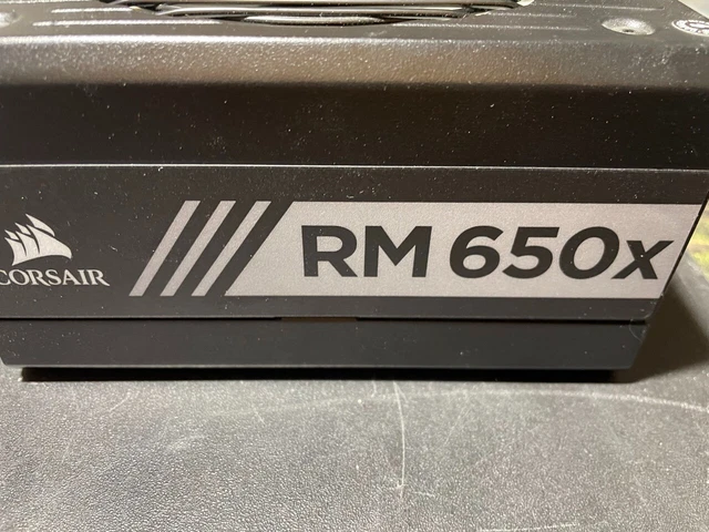 Corsair RM650x Alimentatore Modulare PC 80 Plus Gold 650 Watt, GARANZIA 10 ANNI
