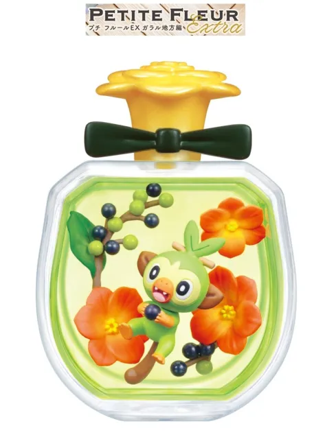 RE-MENT Pokemon Petite Fleur EX Galar Region Mini Figure Grookey Flowers Bottle