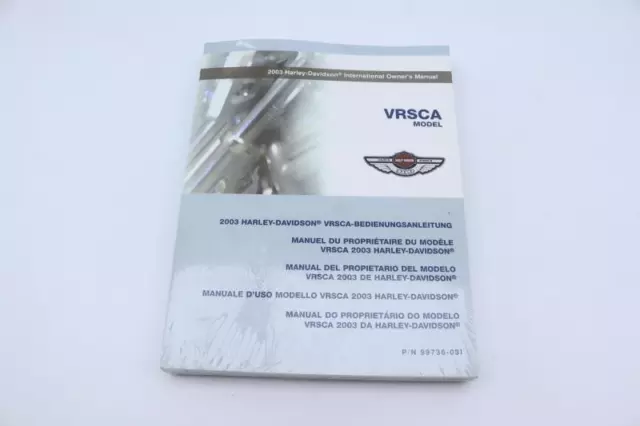 Manuale Utente per moto HARLEY DAVIDSON 1131 V Rod Vrsca 2002 Per 2007