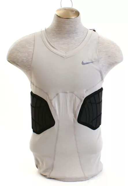 Nike Dri Fit Pro Hyperstrong Gray Padded Compression Basketball Tank Men's NWT