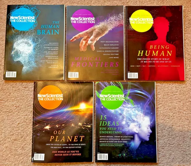 New Scientist  THE COLLECTION Magazines Vol 2 issues 1 to 5  2015