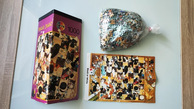 HEYE 1000 Teile Puzzle 'White' – Wald-Idyll Mit Wasserströmen, Für Erwachsene Und Familien