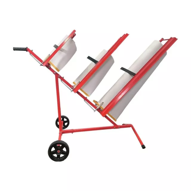 Triple Auto Body Masking Machine - Holds 12", 24" & 36" Masking Paper Rolls