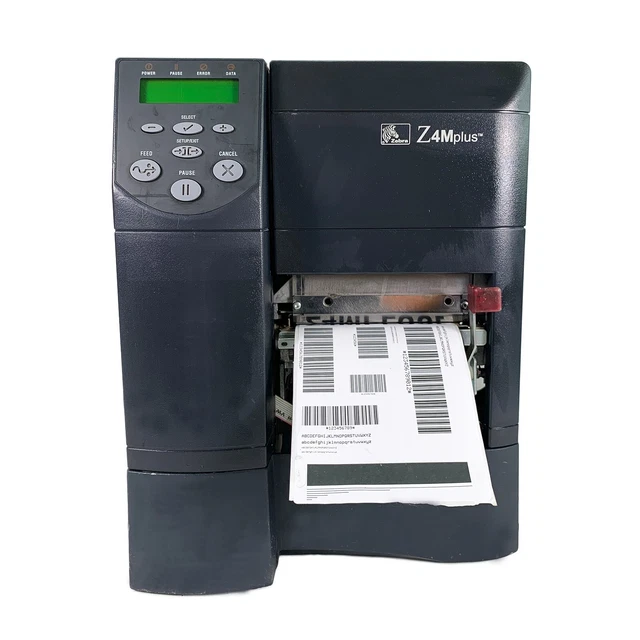 ZEBRA Z4M PLUS Thermal Transfer Label Printer Serial Parallel Peeler