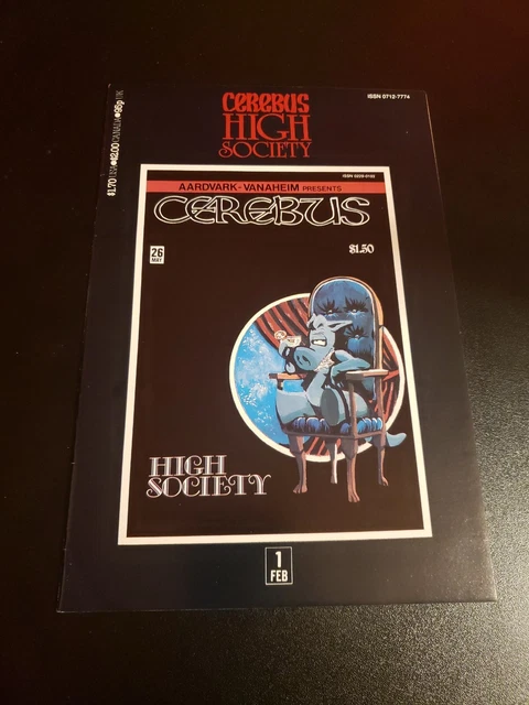 Cerebus High Society #1 (Feb 1990, Aardvark-Vanaheim)