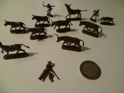 Apache's Camp VINTAGE RARA SCATOLA 1106 SU SPRUES Atlantic ATLANTIC Far-West Story 