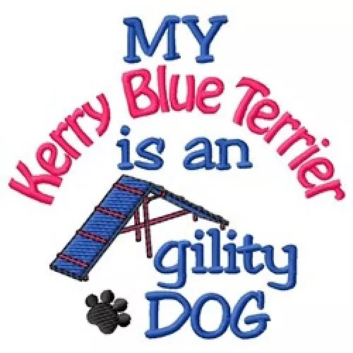 My Kerry Blue Terrier is An Agility Dog Long-Sleeved T-Shirt DC1954L