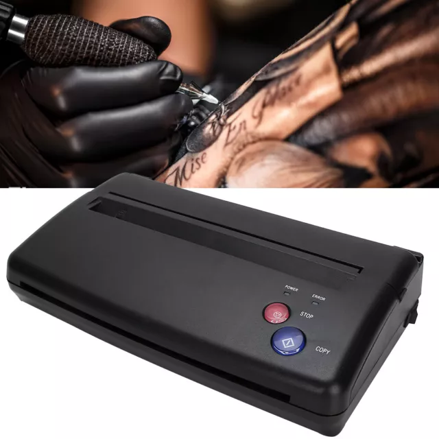 Mini Tattoo Transfer Stencil Machine Thermal Copier Printer for Tattoo Artists