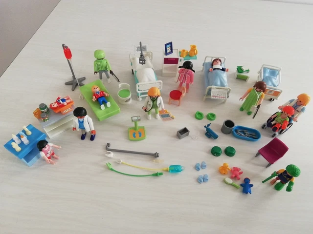 Playmobil 3495 - Cameretta D'ospedale (tavolo Verde) - Set Usato Completo?