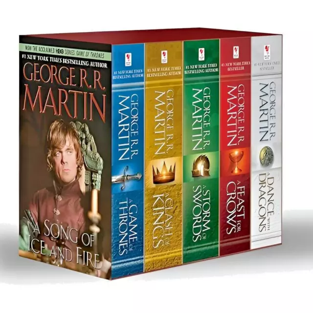 A Game of Thrones de George RR Martin (coffret de 5 livres) Broché GOT