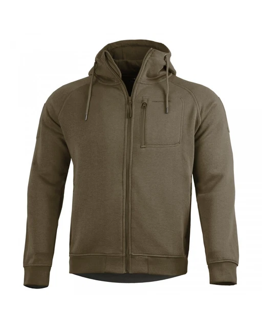 Zip Up Sweater Men Pentagon Coyote Men's Grizzly Sweater With Full