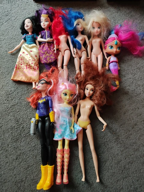 Job Lot Bundle of 9 x Mixed Brand  Fashion Dolls VGC Perfect for Gifting Season