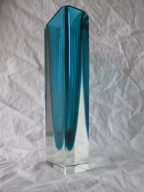 Murano Sommerso Blockvase Flavio Poli Seguso Vetri Arte Toso Cenedse Barovier 3