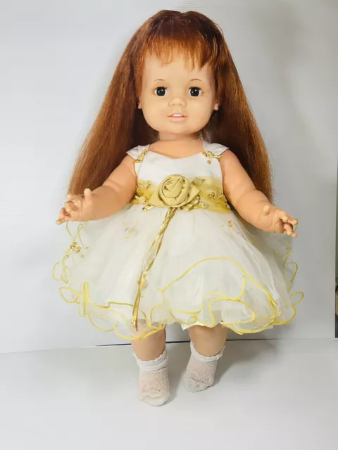 BIG 22" Baby Crissy/Chrissy Doll, By Ideal Toy Corp, Vintage 1970's Hair Growing