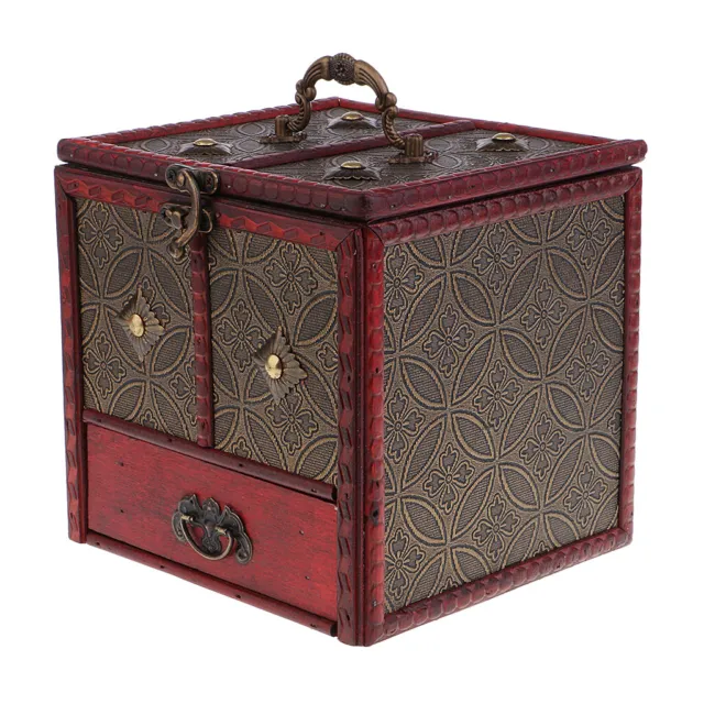 Chinese Style Wooden Jewelry Box Organizer Storage With