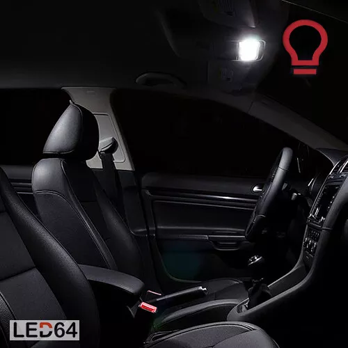 6 ampoules à LED pour l'éclairage intérieur plafonniers blanc Peugeot 308 II