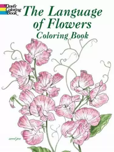 The Language of Flowers Coloring Book by Green, John
