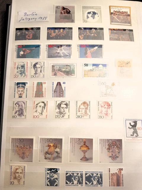 BRIEFMARKEN DEUTSCHE BUNDESPOST Berlin Jahrgang 1979 Postfrisch