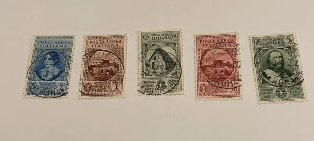 1932 Italy Airmail Stamp Set-Used