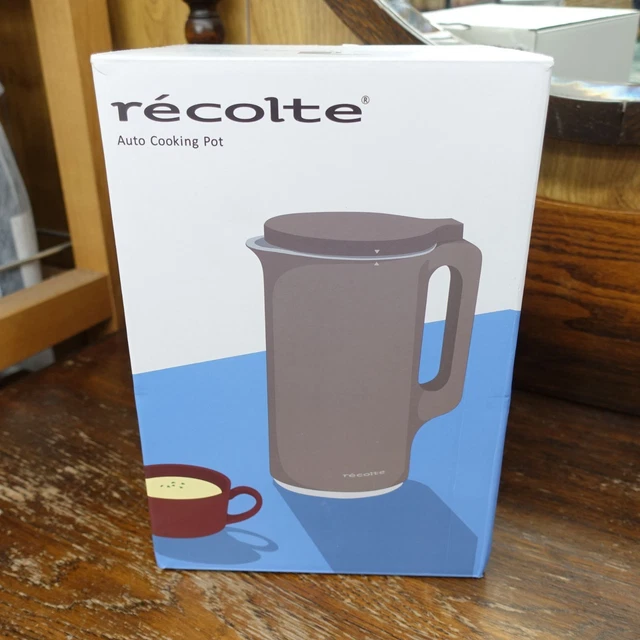 NEW RECOLTE AUTO Cooking Pot RSY-2 MBR BROWN AC100V 600ml Soup