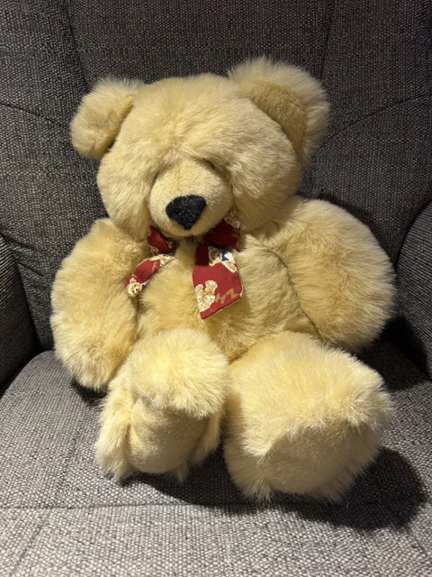 PLUSH CUDDLY TEDDY Bear With Bow By Keel toy Company £10.80 - PicClick UK