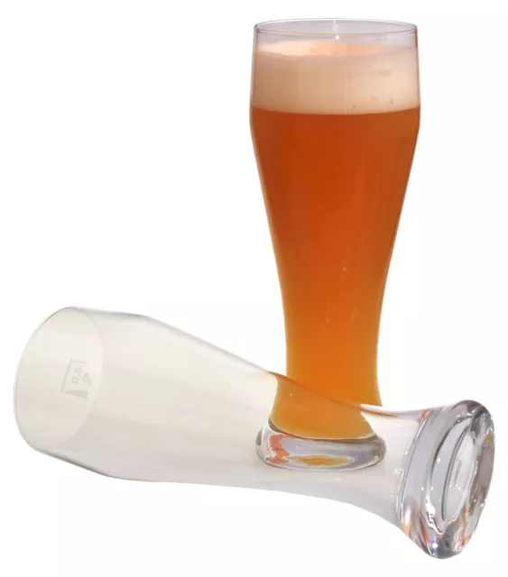 Weizenbiergläser Verre de Bière Transparent Avec Remplir 6 Pièces
