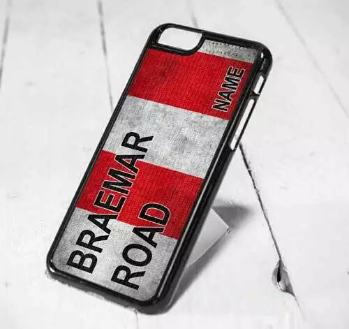 Brentford, Personalised Phone Case - Bar Scarf style - Hard plastic case