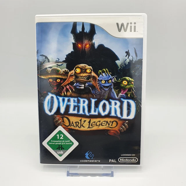 Overlord Dark Legend Nintendo Wii IMBALLO ORIGINALE istruzioni buone condizioni