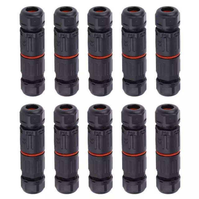 10x Kabelverbinder Wasserdicht Outdoor Verteilerdose IP68 Netzkabel Abzweigdose