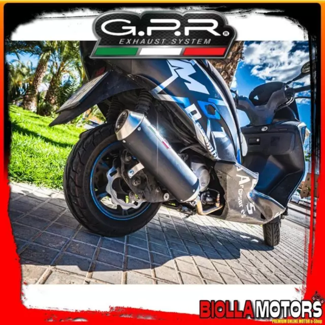 SCARICO GPR Kymco People 200 GTI 2010/14 2010-2014 200 OMOLOGATO Evo4 Road KYM.2