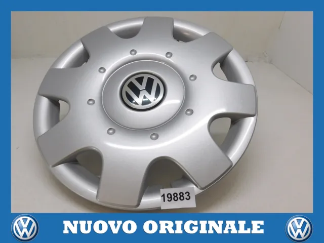 Copricerchi Coprimozzo Hub Cap Originale Volkswagen Passat 2001 2005 Polo 2014