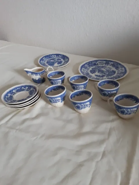 Service Burgenland = Villeroy & Boch Blue-White 15 Pieces From Various Series