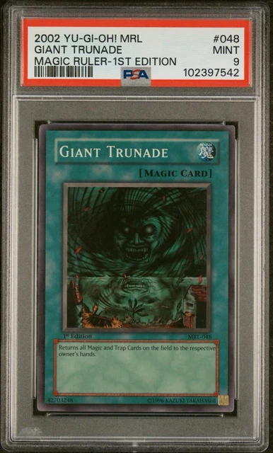 2002 YuGiOh! Slot Machine MRL-028 Magic Ruler 1st Edition PSA